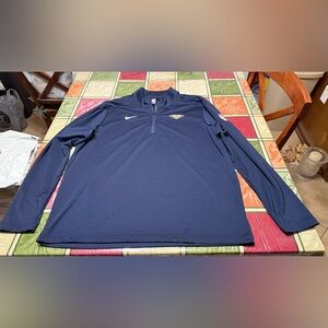 Dri-Fit Nike NBA New Orleans Pelicans 1/4 Zip Pullover Mens XL Extra Large